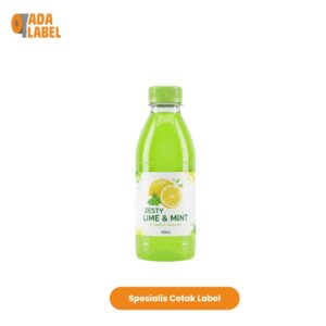 Cetak Stiker Label Botol 150 Ml Plastik / Kaca Bisa Custom