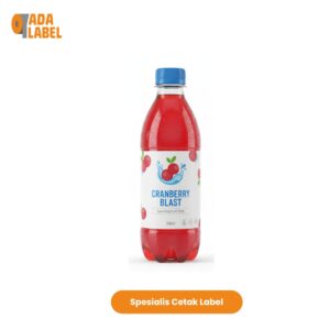 Cetak Stiker Label Botol 330 Ml Plastik / Kaca Bisa Custom