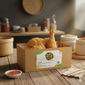 label kemasan ayam
