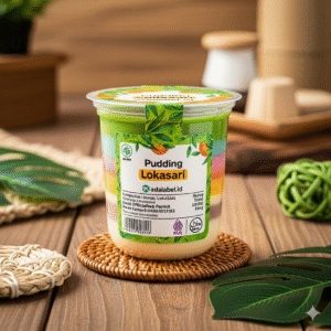 label kemasan pudding